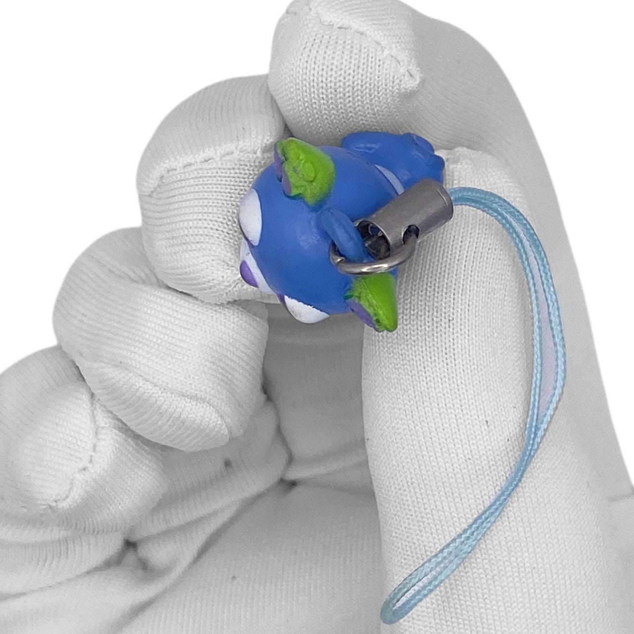 2000s Tea Cat Mascot Strap - Blue