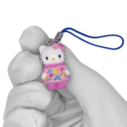 Y2K Sanrio Hello Kitty Flower Dress Phone Strap