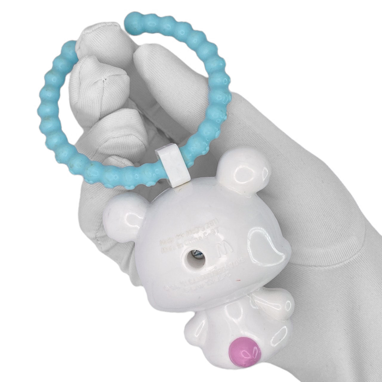 2010s Sanrio Jewelpet Character Keychain - White Bear