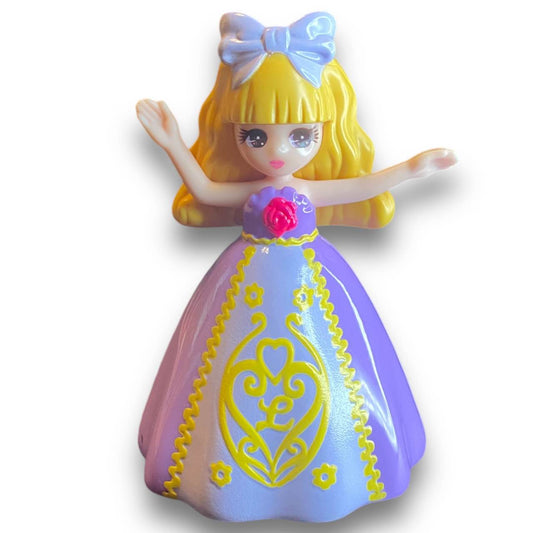 2010s Licca Doll Figure - Purple Princess Dress