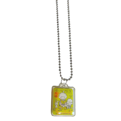 2002 Sanrio Obscure Character Pendant Necklace Boy with Animals