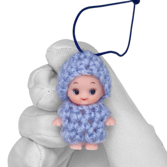 Vintage 90s Kewpie Crochet Outfit Strap - Lavender