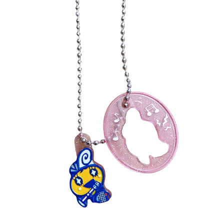 2004 Tamagotchi Character Pendant Necklace