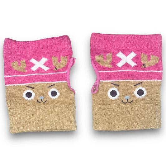 Y2K One Piece Chopper Fingerless Gloves - Adult Size