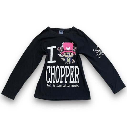 Y2K One Piece I Love Chopper Long Sleeve Shirt Sz M/L