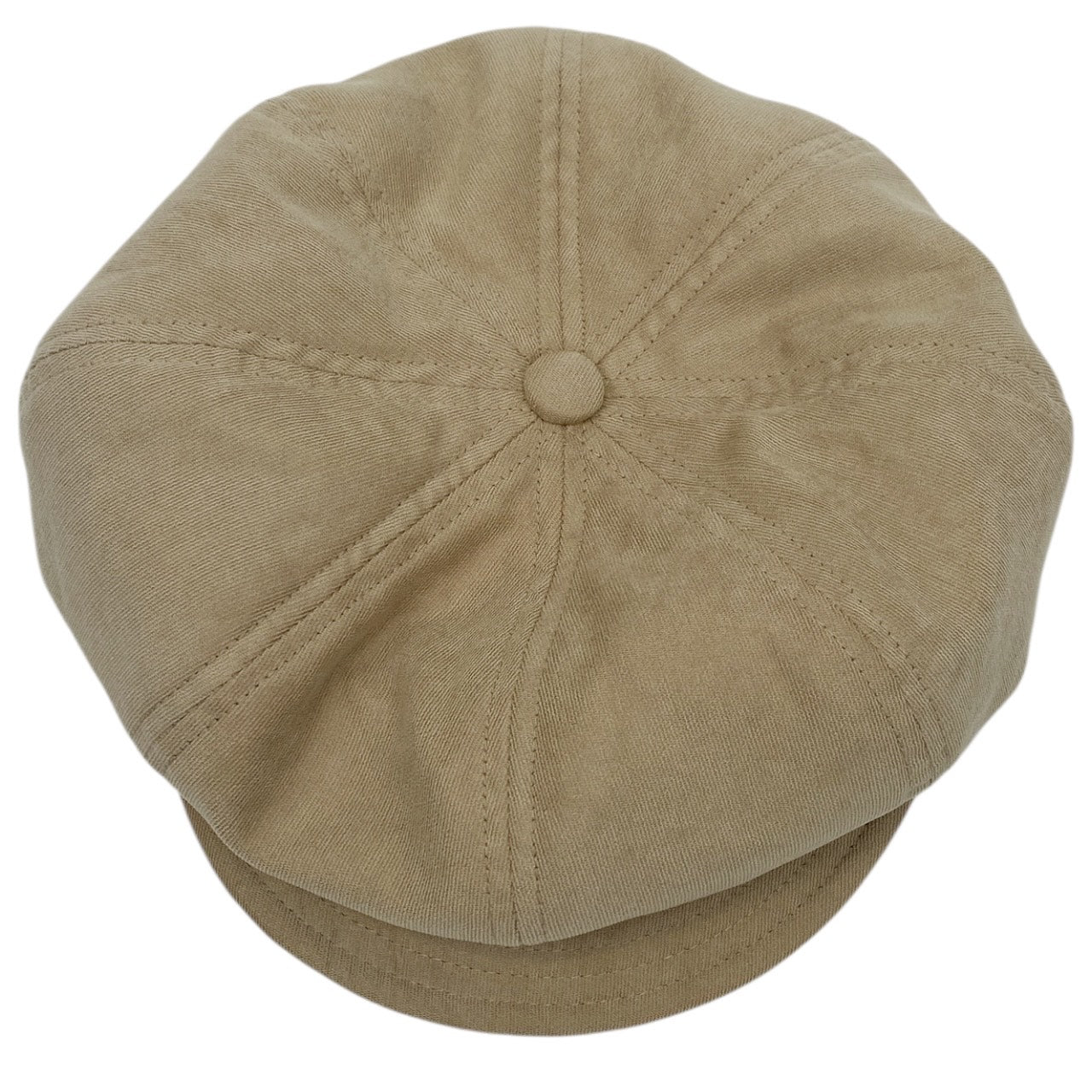 Y2K 2000s Grunge Tan Newsboy Hat