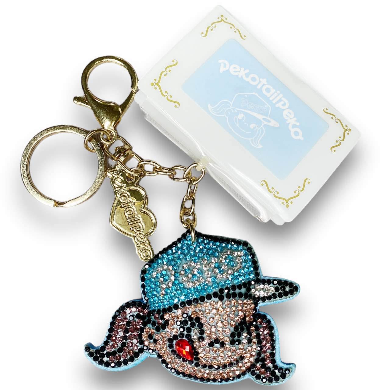 New Rare Bling Sanrio x Peko Collab Keychain