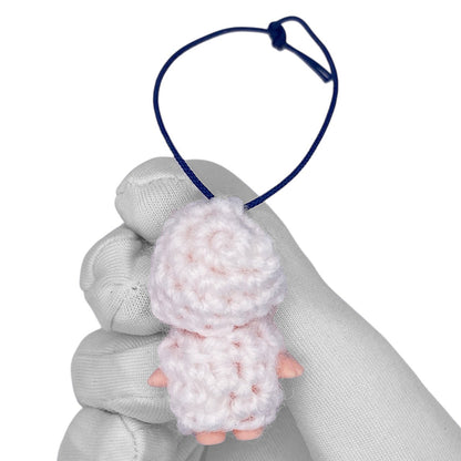 Vintage 90s Kewpie Crochet Outfit Strap - White