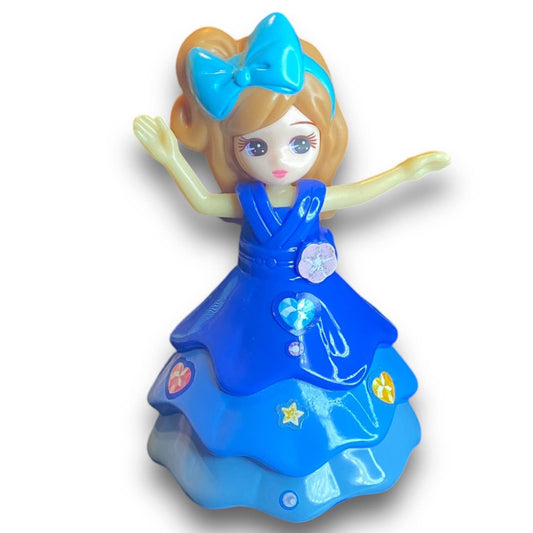 2010s Licca Doll Figure - Blue Ballgown