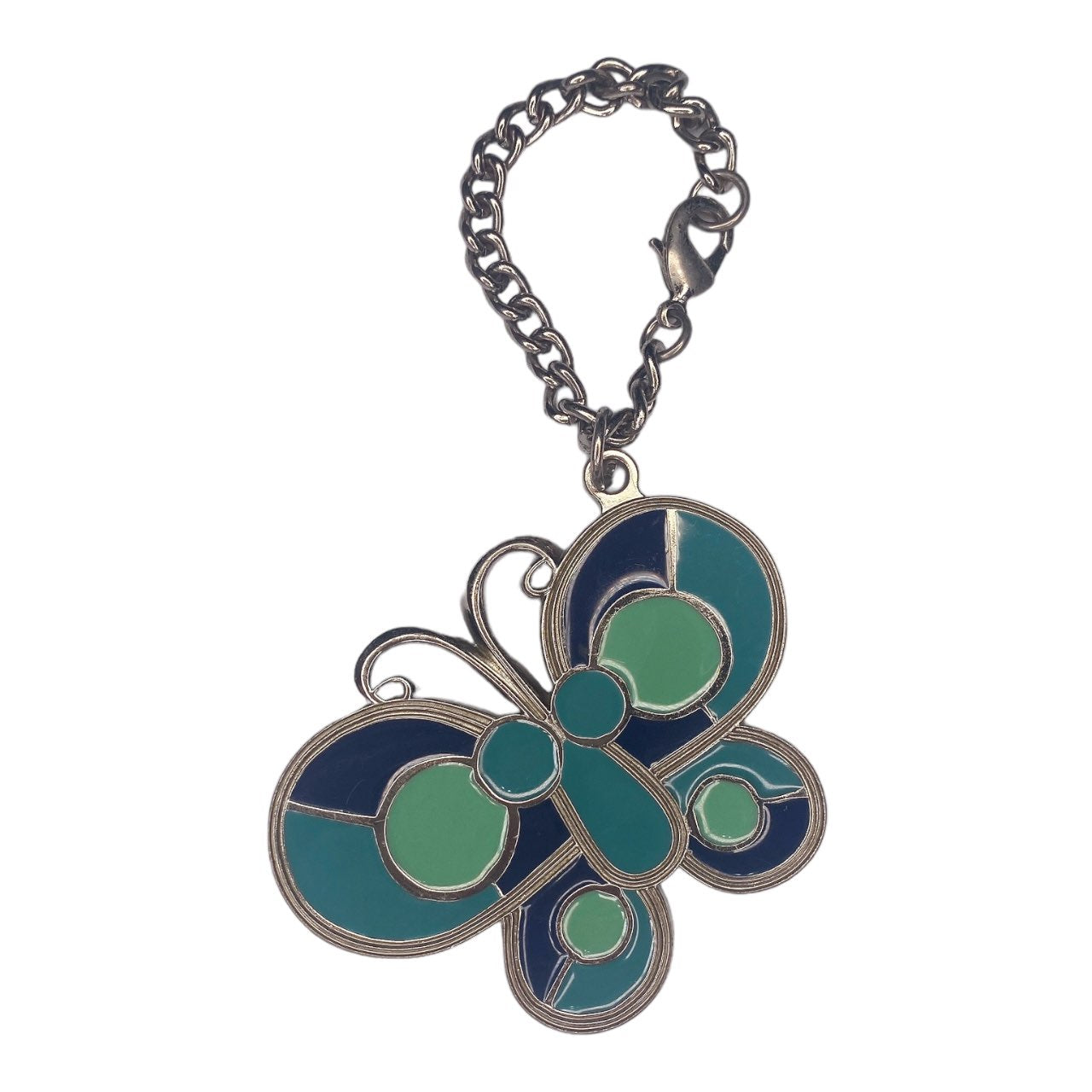 Y2K Anna Sui Blue Butterfly Keychain