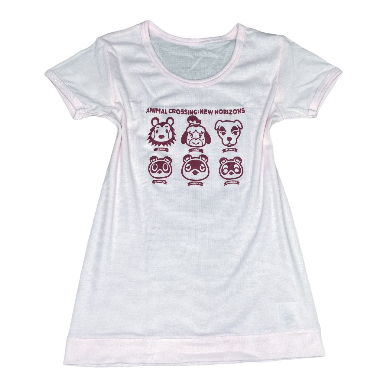 Animal Crossing Kawaii Pink Tee Sz XXS