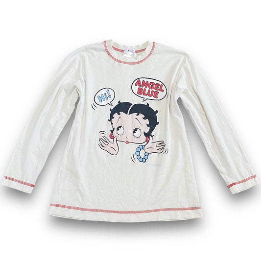 90s Vintage Angel Blue x Betty Boop Rare Top Sz S