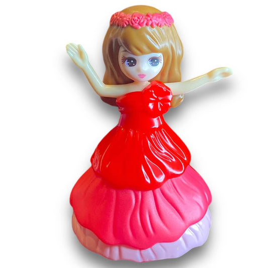 2010s Licca Doll Figure - Red Ballgown