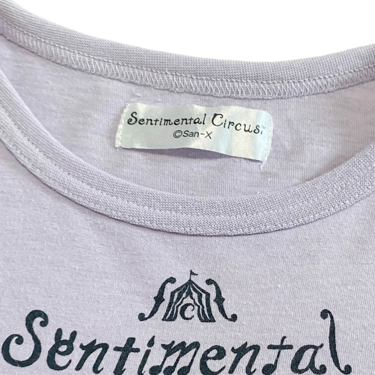 Y2K San-X Sentimental Circus Top Sz S