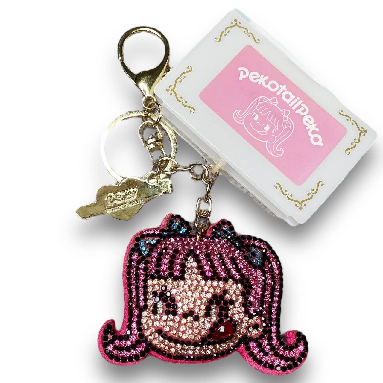 New Rare Bling Sanrio x Peko Collab Keychain