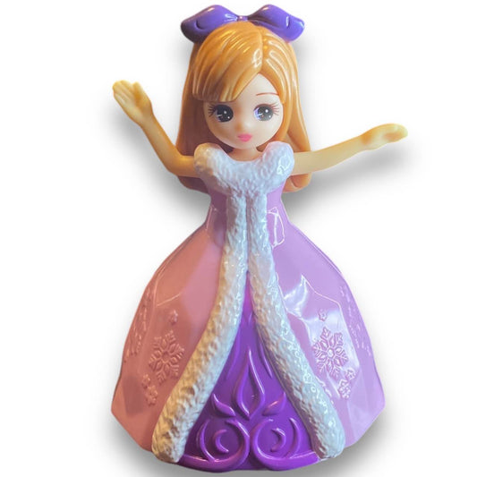 2010s Licca Doll Figure - Purple Royal Ballgown