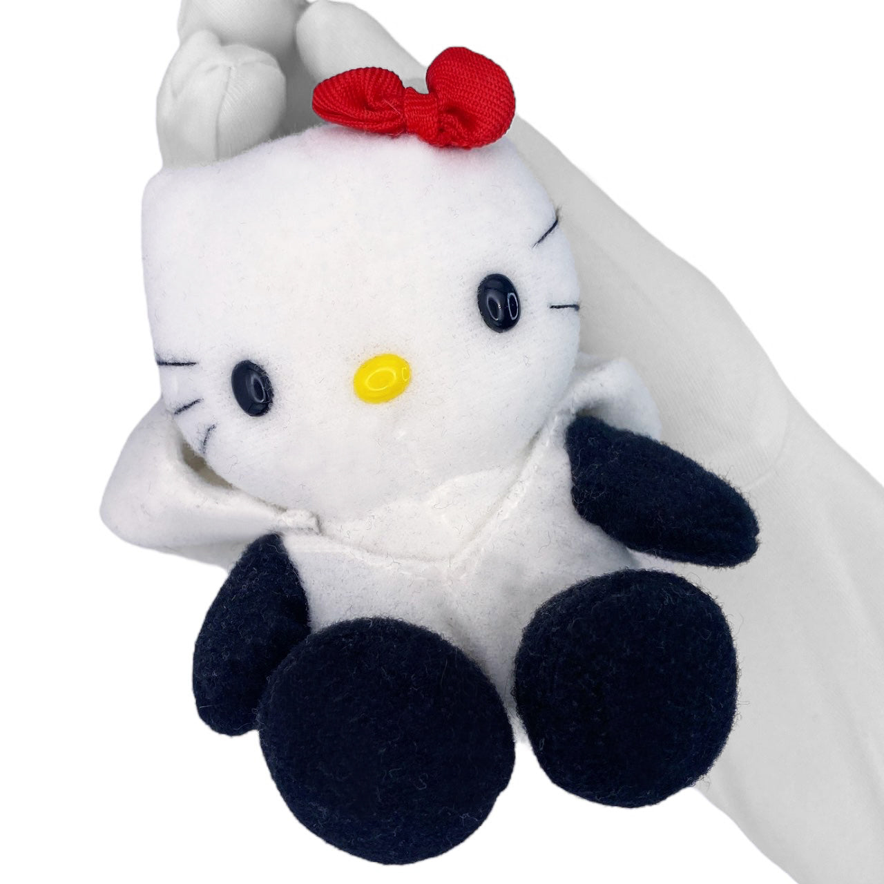 1998 Sanrio Hello Kitty Panda Keychain Plush
