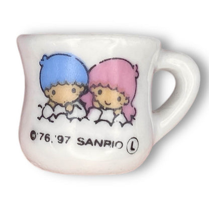 1997 Ceramic Sanrio Little Twin Stars Mini Cup