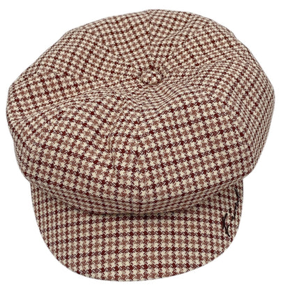 Y2K 2000s Grunge Plaid Newsboy Hat