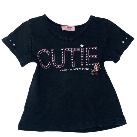 2000s Mezzo Piano Cutie Tee Sz XXS/XS