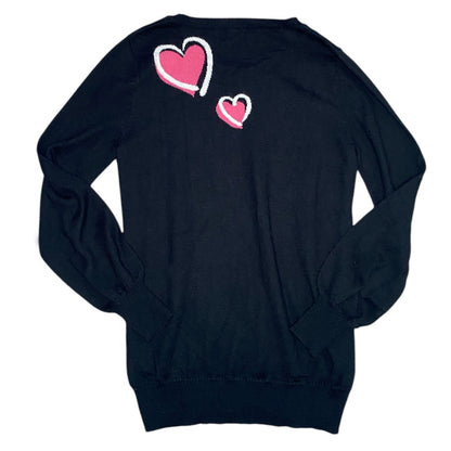 Y2K Mezzo Piano Follow Your Heart Sweater Sz S