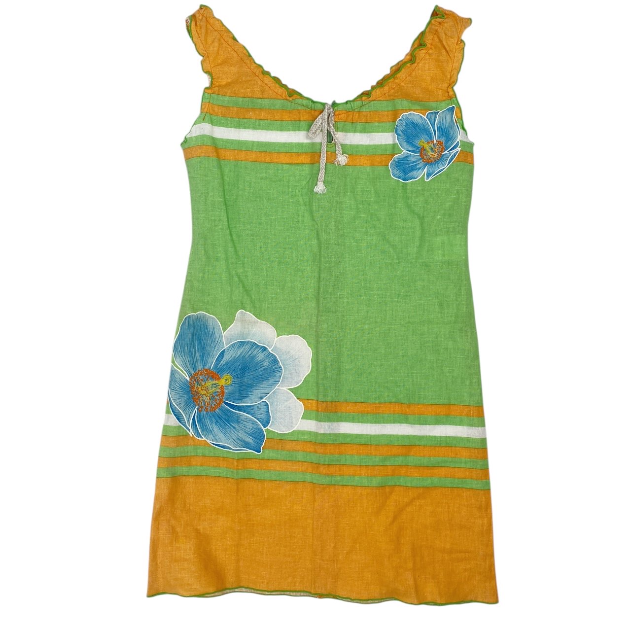 Y2K Japan Tropical Style Summer Gyaru Dress Sz S