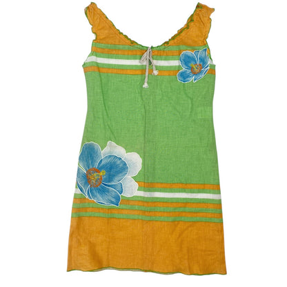 Y2K Japan Tropical Style Summer Gyaru Dress Sz S
