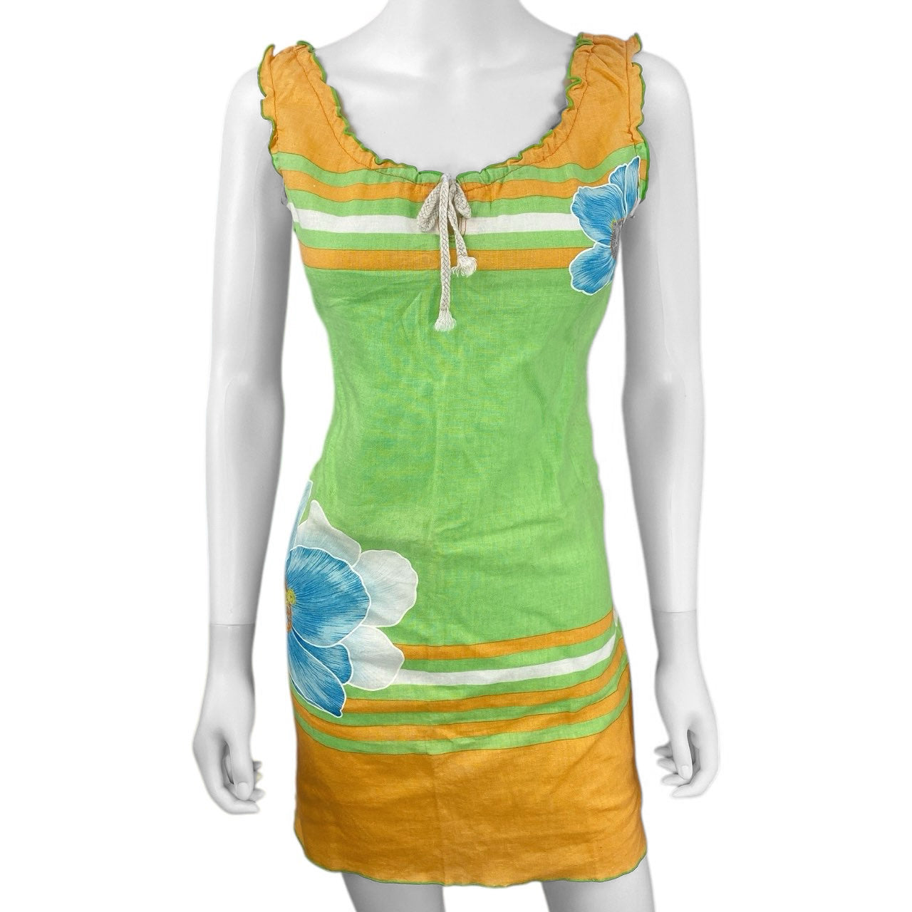 Y2K Japan Tropical Style Summer Gyaru Dress Sz S