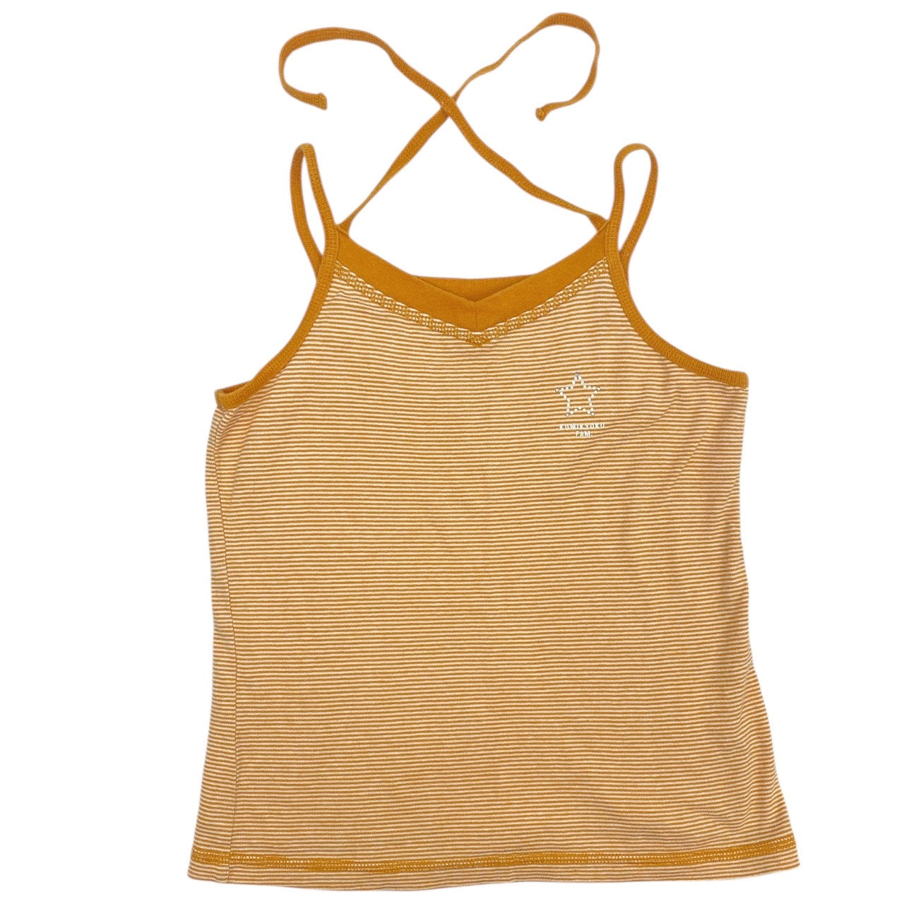2000s Gyaru Halter Cami Top Sz XS