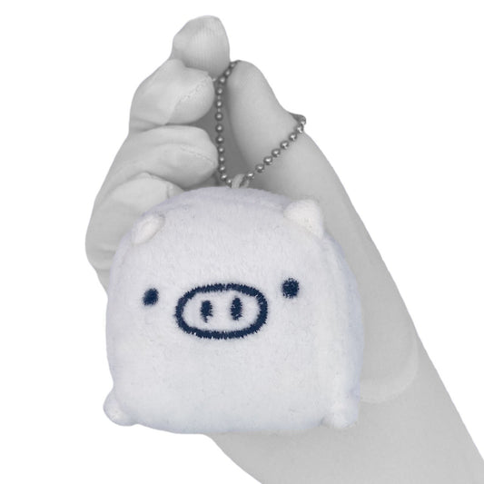 2000s San-X Monokuro Boo Plush Keychain