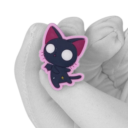 Y2K Nyanpire Cat Character Croc Shoe Charm