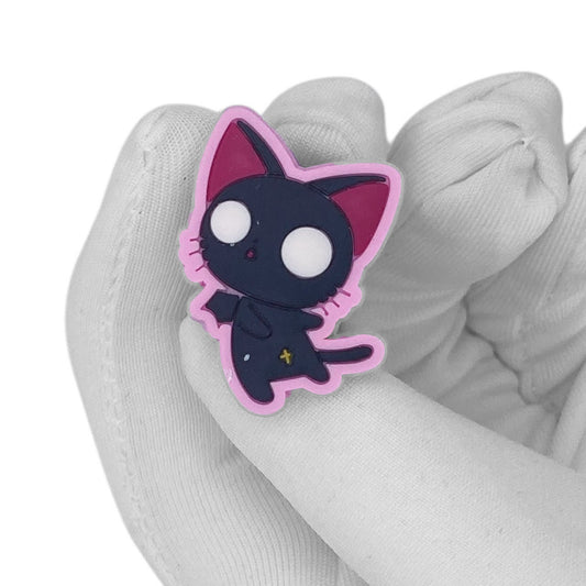 Y2K Nyanpire Cat Character Croc Shoe Charm