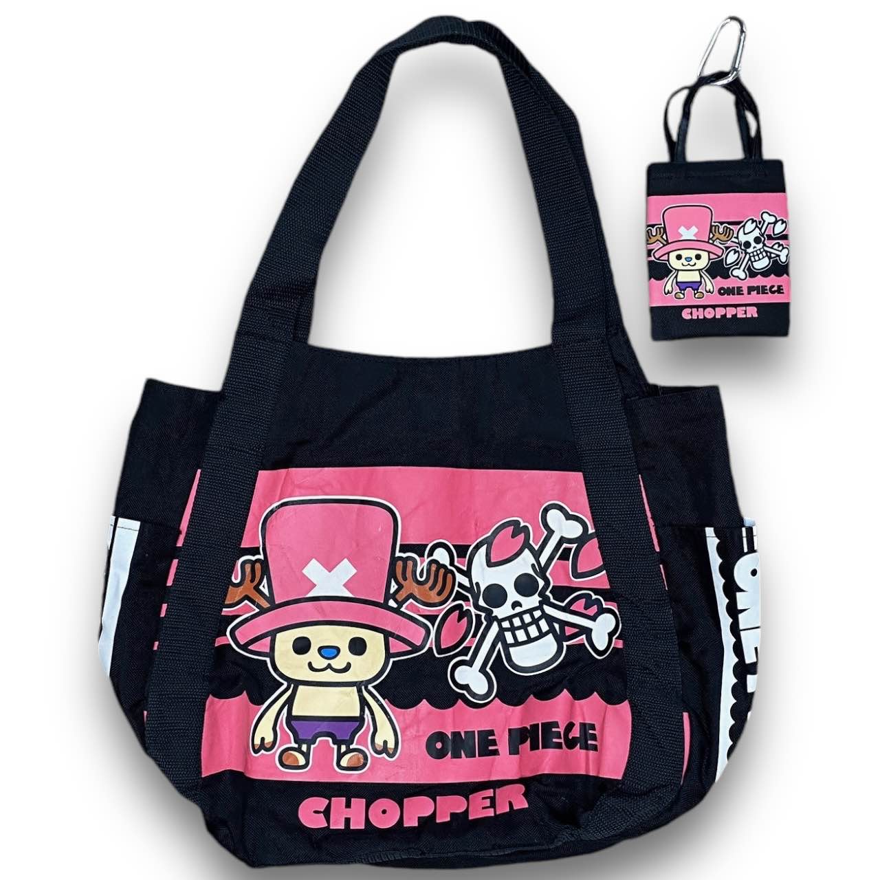 Y2K One Piece Chopper Large Tote Bag