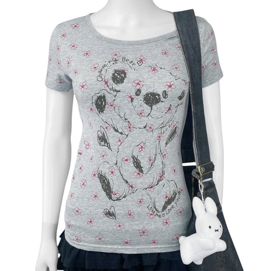 2000s Suzy's Zoo Bear Tee Sz S