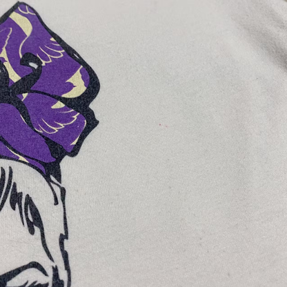 90s Anna Sui Purple Bow Graphic Tshirt Sz S