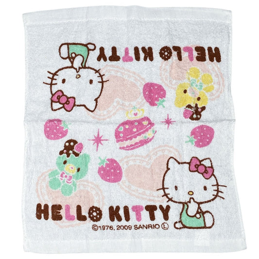 2009 Sanrio Hello Kitty Face Towel - Sweets