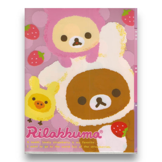 2010s San-X Rilakkuma Tabbed File Folder