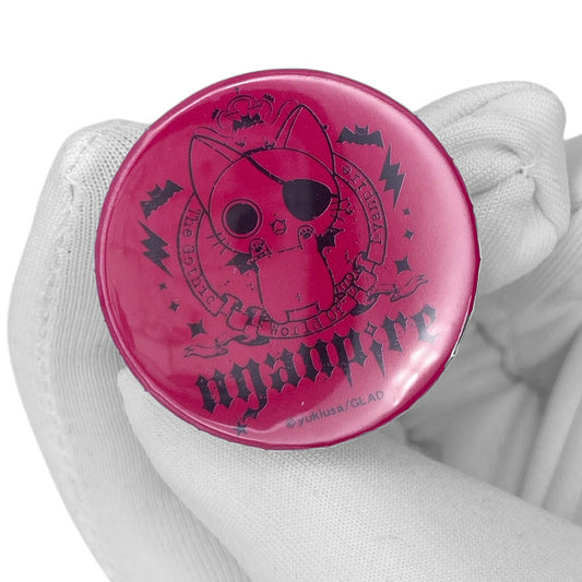 Y2K Nyanpire Cat Character Pinback Button