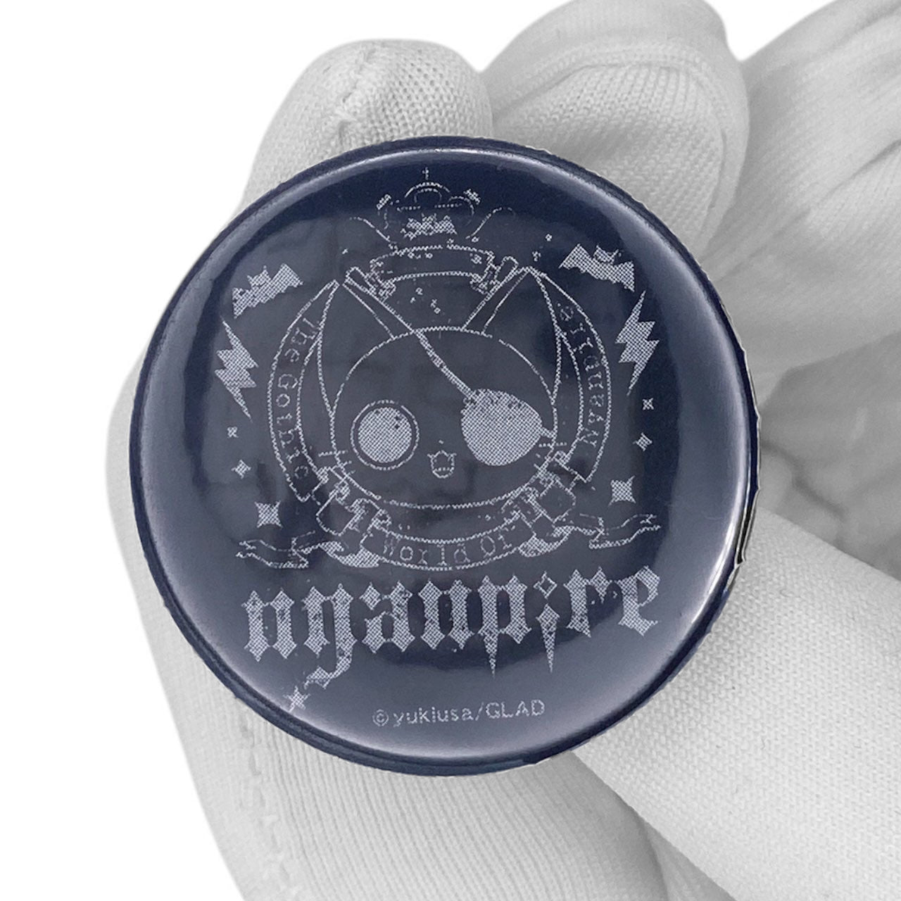 Y2K Nyanpire Cat Character Pinback Button