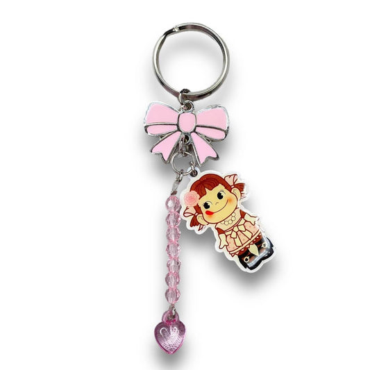 Y2K Peko-Chan Character Keychain