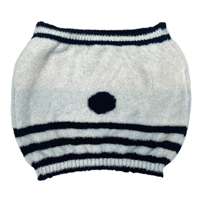 Y2K Panda Fluffy Tube Top Sz M