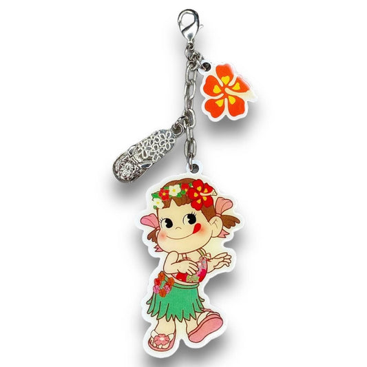 Y2K Peko-Chan Character Keychain