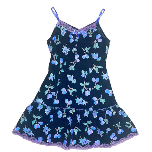 2000s MILK Blueberry Garden Dress Sz S