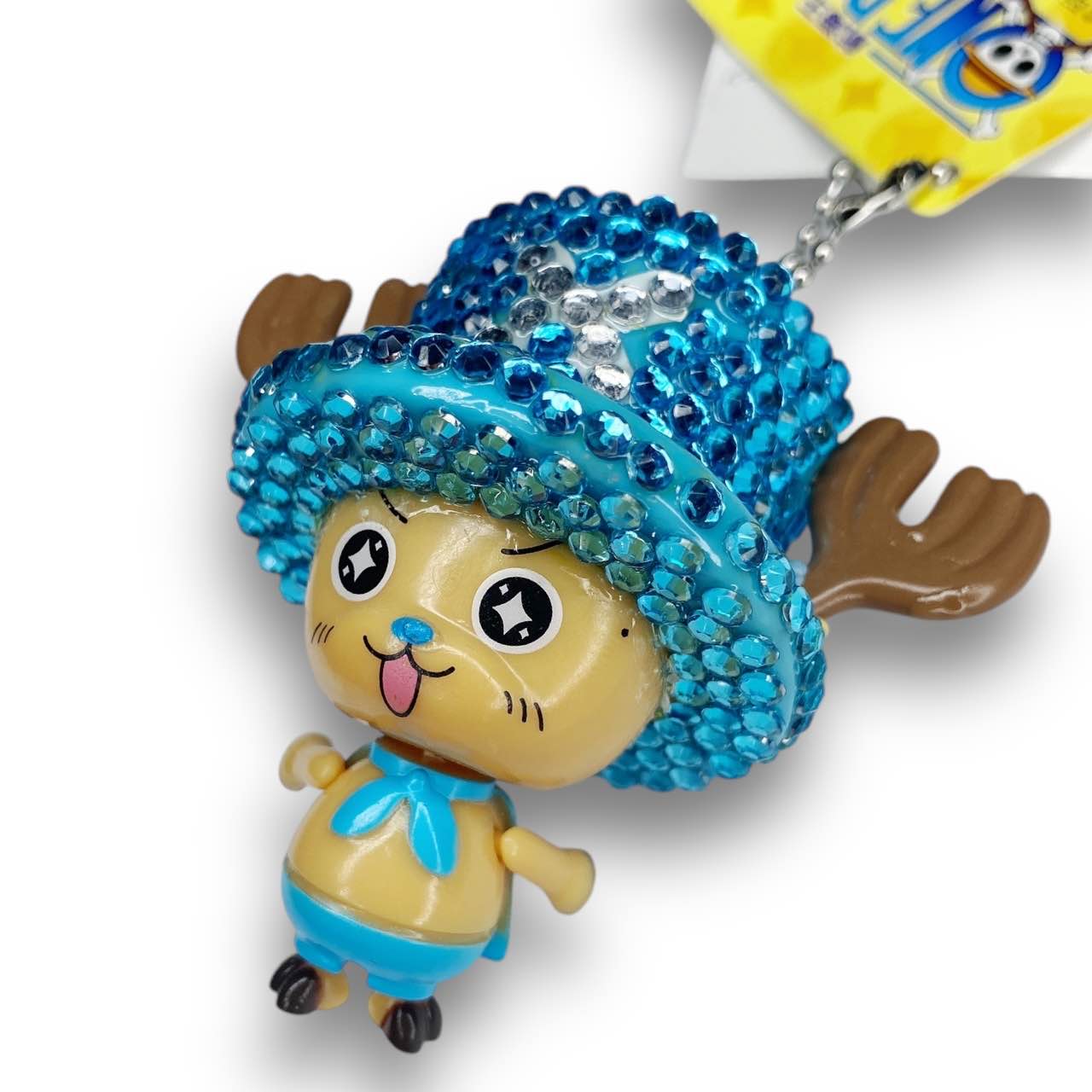 2000s Deadstock Bling One Piece Chopper Keychain - Light Blue