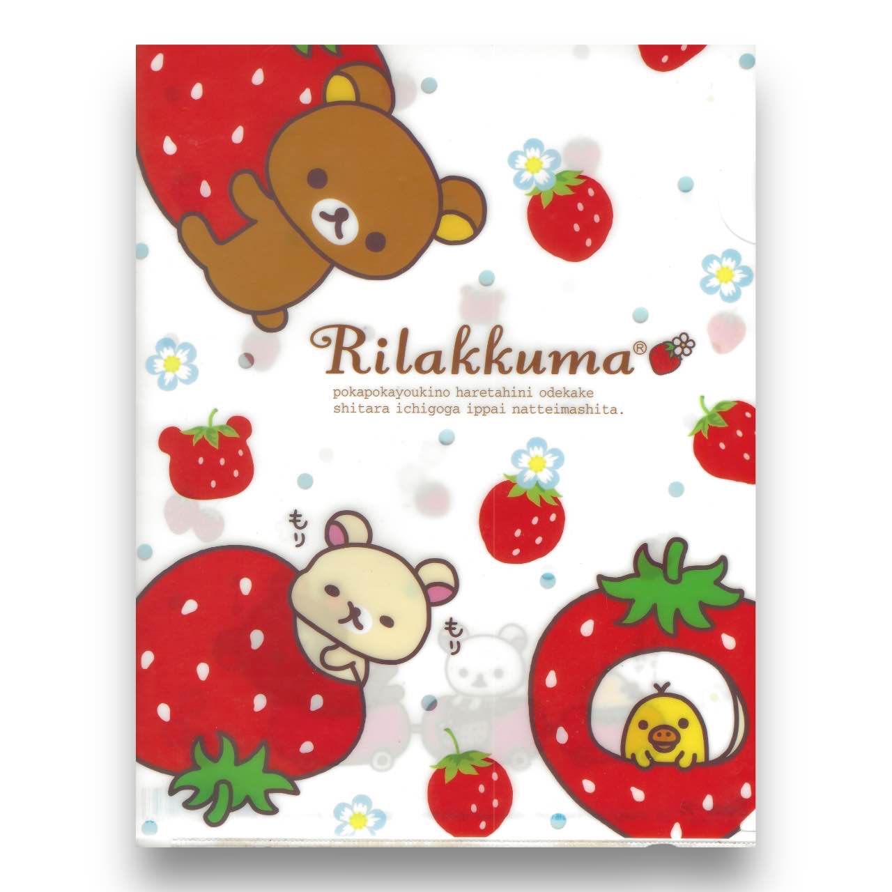 Y2K San-X Rilakkuma File Folder