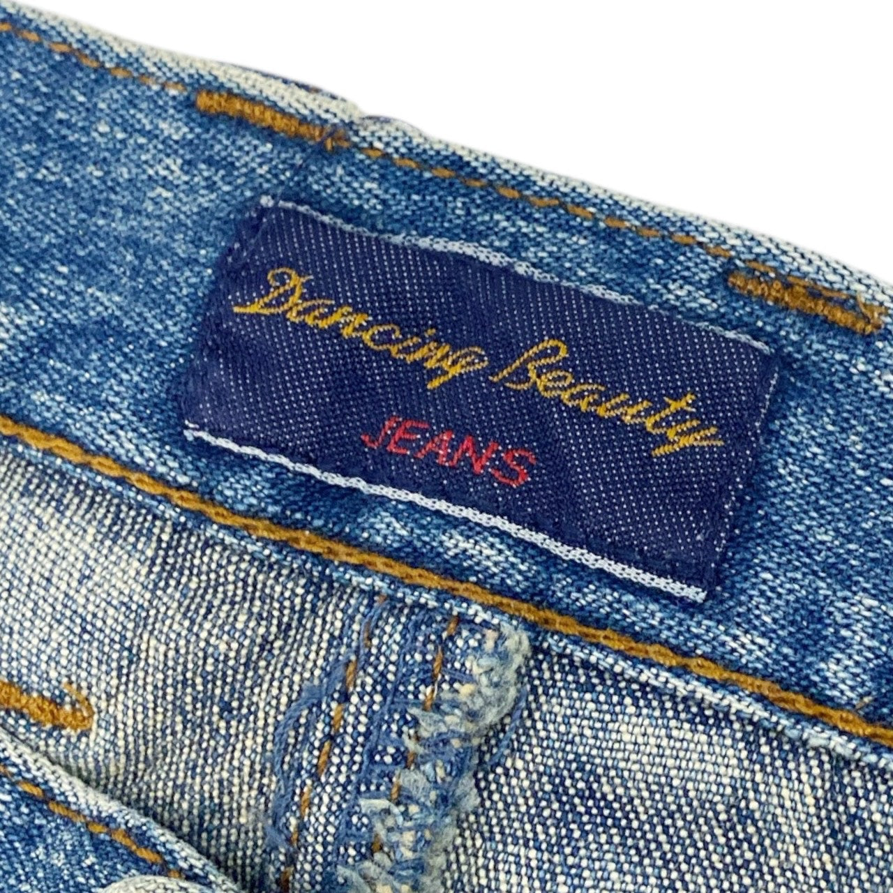 Y2K 2000s Grunge Acid Wash Front and Back Faded Jeans Sz S/M