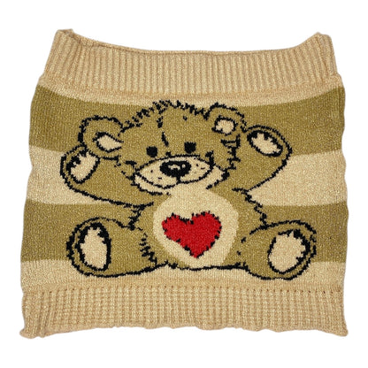 2010 Suzy's Zoo Bear Fluffy Tube Top Sz S
