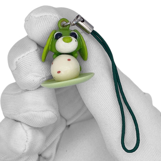2000s Tea Dog Mascot Strap - Green
