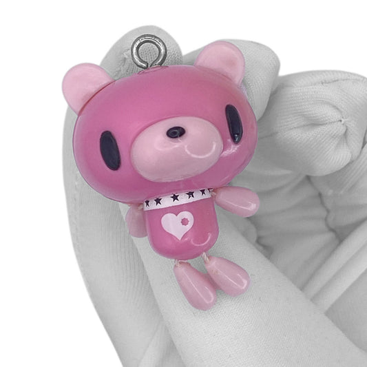 Y2K Gloomy Bear Character Charm Charm -  Pink Heart