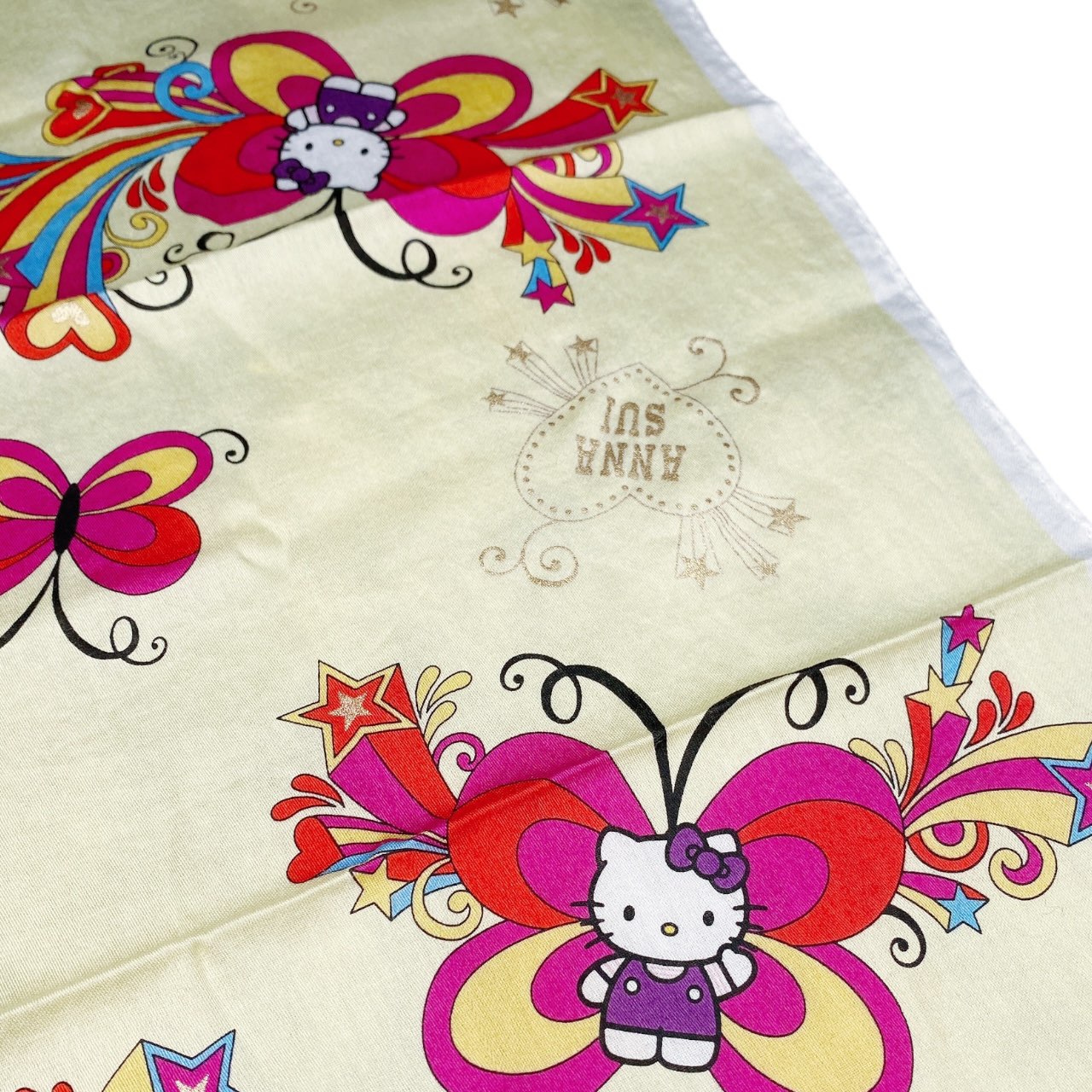 2010s Anna Sui x Hello Kitty Butterfly Handkerchief
